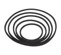 Mobestech 5pcs Aquarium Floating Plant Rings Fish Tank Isolation Circles Eva Material Black 80-200mm Floating Duckweed Holder Set for Aquarium Plant Management