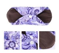 Mobestech 5pcs Bamboo Period Pads Washable Menstrual Pad Reusable Sanitary Towels Ultra-Soft Thin Layer Fabric and Charcoal Fiber Sanitary Napkins for Women Random Color