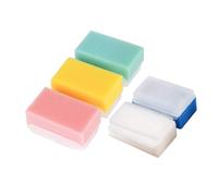 Mobestech 5Pcs Bathing Sponge Soft Touch Training Brushes for Sensory Development Shower Sponges Body Massager Portable Quick Dry for Home Travel