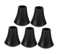 Mobestech 5pcs Drum Leg Brackets Rubber Feet Anti-skid Support for Floor Tom Drum Hardware Compatible with Various for Novice and Professional