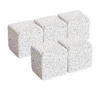 Mobestech 5pcs Medium Volcanic Rock Chewing Stones for Hamster Teeth Grinding, Guinea Pig and Rabbit Molar, Sturdy Pet Chewing Accessories for Small Animals