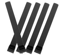 Mobestech 5pcs Piano Keytops Replacement Black Keys Piano Parts tool for Musicians Fit Accessories