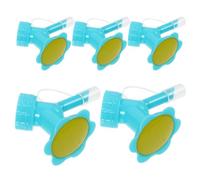 Mobestech 5pcs Plastic Bottle Sprinkler Watering Nozzle for Plants and Flowers Even Water Distribution and Water Volume Control, Creative Design for Family Flower Watering and Greenhouse Use
