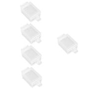 Mobestech 5pcs Transparent Boat Shaped Switch Protection Cover with Self Adhesive Backing Rocker Button Guard for Safe and Easy Operation Prevents Misoperation Toggle Switch Case