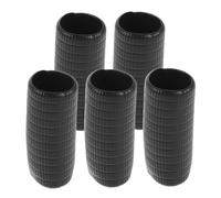 Mobestech 5pcs Violin Bow Grip Replacement Rubber Cushions Posture Corrector Bow Maintenance Accessories for Cello Practice Performance