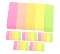Mobestech 600pcs Colored Sticky Memo Notes Self-adhesive Page Markers for Textbook Labels Vibrant Index Tabs for Students Office Use and Easy to Peel