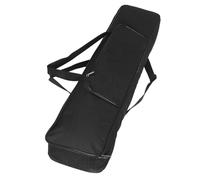 Mobestech 61-key Electric Piano Keyboard Bag Thickened Padded Portable Carrying Case with Hand Strap and Shoulder Straps for Travel and Performance, Black, Compatible with 61-note Keyboards