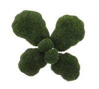Mobestech 6pcs Artificial Moss Rocks Decorative Stones for DIY Crafts Floral Arrangements Miniature Gardens Fairy Terrariums Indoor Plant Decor