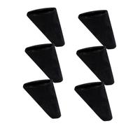 Mobestech 6Pcs Black Silicone Rack Cushions for Dehydrator and Press Cooker, High Temperature Resistant Feet Pads with Anti-Slip Design, Dishwasher Safe Protection for Air Fryers