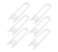 Mobestech 6pcs Cabinet Locks Child Proofing Safety Abs Babyproof Cabinet Locks with Unique Unlocking System for Kitchens and Multiple Household Settings