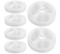 Mobestech 6pcs Car Window Regulator Gear: Car Door Power Window Regulator Motor Gear - Plastic Replacement Parts Smooth Operation For Vehicle Repair