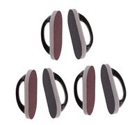 Mobestech 6pcs Emery Sponge Brush Handle for Decontamination Descaling Cleaning Cleaning Sponge Pad for Kitchen Bathroom Scouring Pad for Washing Scrubber Random Color