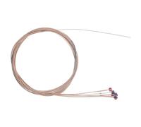 Mobestech 6pcs Folk Guitar Strings Phosphor Metal Acoustic Replacement Clear Sound Texture Comfortable Play for Beginners and Players