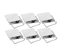 Mobestech 6pcs Heavy Duty Rug Hangers for Walls Metal Curtain Clips for Hanging Carpets Tapestries Blankets Textile Artwork Decorative Clamps with High Load Capacity for Displays