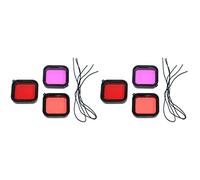 Mobestech 6pcs Protective Filter Lens Cover for Camera Diving Diving Protective Filter for Camera Lens Cover for Underwater Photography