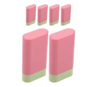 Mobestech 6pcs Refillable Deodorant Stick Tubes Empty Plastic Containers for DIY Solid Perfume Milk Jelly Blush Stick Cosmetic Dispensing Bottles