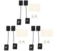 Mobestech 6pcs Safety Fridge Door Lock Cabinet Cupboard Lock for Boy Girl Preventing Boys and Girls from Opening Freezer and Cupboard Doors for Kitchen and Bedroom Use