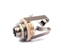 Mobestech 6pcs Stereo Guitar Jack Socket Connector Panel Mount for Acoustic Electric Bass Guitar Parts
