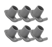 Mobestech 6pcs Universal Fit Gliders for Walker Walker Feet Glides Nonstick Resistance to Wear and Tear Tpr and Pp Material Portable for Crutch Mobility Aid