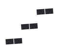 Mobestech 6sheets Computer Laptop Keyboard Stickers English Letters for Notebook and Desktop Use for Beginners and Everyday Typing