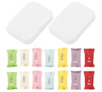 Mobestech 70pcs Compressed Cotton Face Towels Disposable Washcloths Thickened Large Travel Bath Towels Individually Packaged for Camping Hiking and Outdoor Use