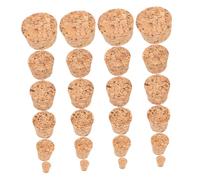 Mobestech 72pcs Tapered Cork Plugs for Bottles and Jars Natural Wood Sealing Stoppers for Crafts and Wine Making Secure Leakproof Closure with Rustic Charm Easy to Insert and Remove for DIY