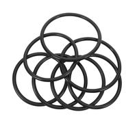 Mobestech 7Pcs Rubber Rings for Crystal Singing Bowls Non-slip Sound Bowl Cushions for Buddhist Instruments Comfortable Smooth Touch Fits Various Practical for Meditation and Music