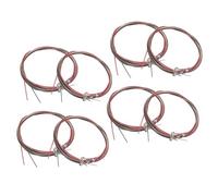 Mobestech 8 Sets Colorful Acoustic Guitar Strings Replacement Steel Strings for Electric and Folk Guitars High-tension with Bright Tone for Beginners Performers and Maintenance Use