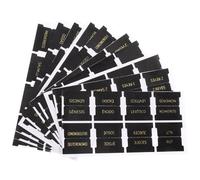 Mobestech 80pcs Leather Bible Tabs Set for Men and Women 66 Black Bible Index Tabs with 14 Blank Study Sturdy Book for Study and Easy Navigation