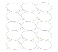 Mobestech 80pcs Round Earring Beading Hoops Jewelry Making Findings Lightweight Iron Material Easy Assembly Suitable for DIY Earrings and Special Occasions, 40mm Circle Hoop Accessories