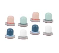 Mobestech 8pcs Emery Sponges for Kitchen Dish Cleaning Emery Sponge Scrubbers Scouring Pad Cleaning Scrubbers for Kitchen Use Random Color