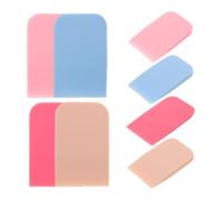 Mobestech 8pcs Facial Mud Mask Applicator Silicone Makeup Brush 2.60x1.61x0.24in Precise Beauty Care Better Absorption for Sensitive Skin Types Quick Touchups Makeup Sessions