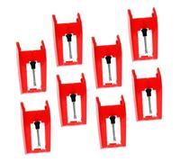 Mobestech 8pcs Replacement Stylus Turntable Needle for Phonograph Record Player Spare Needles for Vintage Record Player Stylus