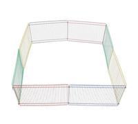 Mobestech 8Pcs Small Animal Playpen Fence Wire Exercise Pen for Hamster Bunny Guinea Pig Rabbits Safe Activity Area to Boredom and Promote Healthy Movement