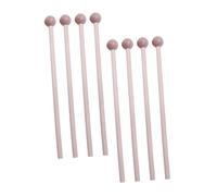 Mobestech 8Pcs Wooden Drum Mallets Percussion Sticks Beat Hand-eye Coordination Development Rhythm Instrument Accessories