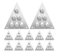 Mobestech Acoustic Impaling Clips 12Pcs 5" Soundproofing Mounting Clips for Office Recording Noise Blocking and Resilient Channel Mounting