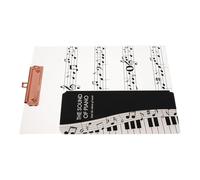 Mobestech Acrylic Music Binder for Piano and Choral Musicians Sheet Music Folder Note Page Holder Multi-page Organizer for Conductors and Singers