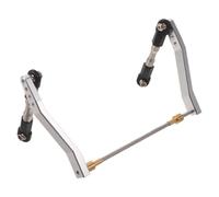 Mobestech Adjustable Metal Rear Sway Bar for 1/10 Suspension Stabilizer Kit | Sturdy Aluminum Construction, Bolt-on Compatibility, Smooth Articulation for Steep Climbs and Gravel Terrain