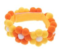 Mobestech Adjustable Puppy Collar for Small Dogs Cute Soft Plush Bow Tie Pet Collar Lightweight Safe for Cats and Puppies Party Accessory