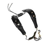 Mobestech Adjustable Saxophone Neck Strap with Padded Shoulder Harness for Alto Tenor Baritone Sax Comfortable Holding Belt for Professional and Beginner Players