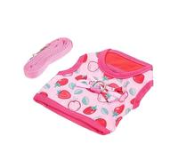 Mobestech Adjustable Small Rabbit Harness Leash for Outdoor Use Wear-resistant Pet Traction Rope Comfortable Chest Strap for Bunnies Chinchillas Squirrels and Guinea Pigs