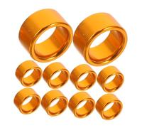 Mobestech Aluminium Pigeon Leg Bands Lightweight Reusable Bird Foot Identification Rings 10Pcs for Doves and Pigeons Training and Racing