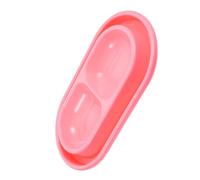Mobestech Anti-ant Double Cat Bowl Sky-blue Dual Food and Water Bowls for Indoor Outdoor Use Stylish Modern Design Keeps Feeding Area Clean for Cats Kittens Dogs Puppies