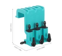 Mobestech Aquarium Air Valve 3-Way Flow Control Regulator with Check Valve for Air Pump, Green Triple Outlet Aquarium Airline Splitter, Suitable for Fish Tank Oxygen Pump Accessories