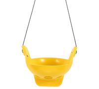 Mobestech Aquatic Frogs Habitat and Toad Rest Platform for Small Amphibians, Sturdy Terrarium Decor with Yellow Finish, Suitable for Tadpoles and Tree Frogs in Reptile Enclosures