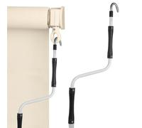 Mobestech Awning Crank Handle 0.5 Meter Telescopic Metal Rubber Accessory | Manual Awnings and Canopy Frames, Foldable Removable Build, Easy Storage for Patios and Rv Owners