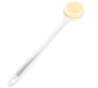 Mobestech Back Scrubber Long Handle Bath Brush White ABS PET for Outdoor Sports Circulation Improvement