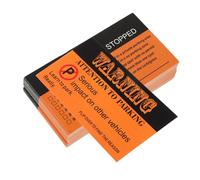 Mobestech Bad Parking Warning Cards Easy to Distribute and Leave a Lasting Impression 100pcs Made of Coated Paper Distinctive Design for Public Occasions and Parking Scenarios