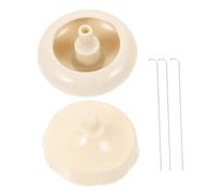 Mobestech Bead Stringing Tool with Plastic Spinner Bowl and Curved Needles for DIY Jewelry Making Smooth Rotating Beading Spinner for Bracelets and Necklaces Craft Supplies