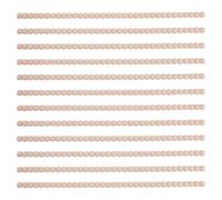 Mobestech Beaded Wood Trim Decorative 12Pcs, 16 Inch Half Round Unfinished Wood Mouldings for Door Edge Wall Shelf Frame Wardrobe DIY Craft 14Mm